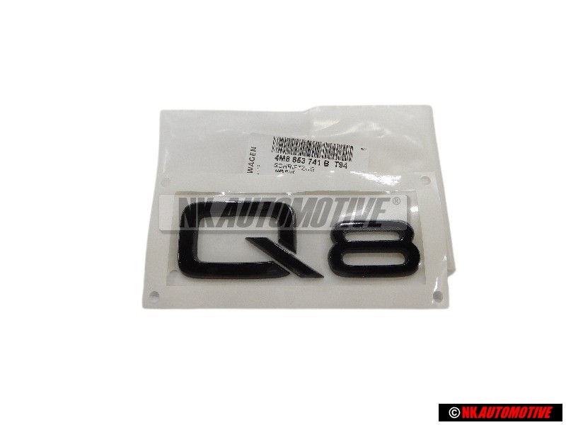 Audi Originale Q8 Posteriore Logo Emblema Scritta Nero - 4M8853741B T94