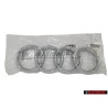 Audi Originale Anelli Fronte Logo Emblema Simbolo Cromo - 4L0853601 2ZZ