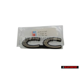 Audi Originale CC Posteriore Logo Emblema Scritta Argento - 443853741