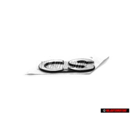 Audi Originale CS Posteriore Logo Emblema Scritta Argento - 443853741A 2ZZ