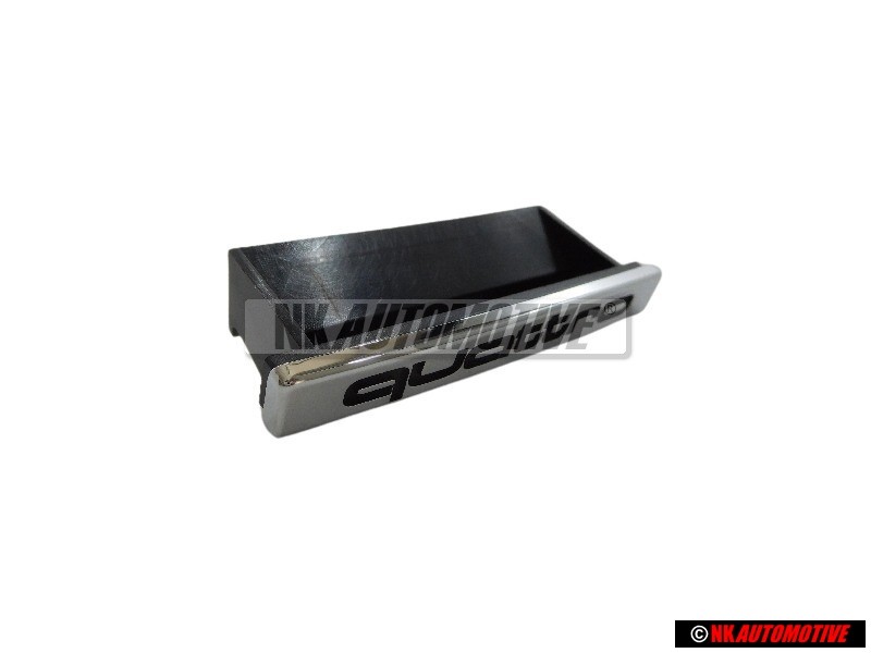 Audi Originale QUATTRO Fronte Logo Emblema Scritta Cromo - 8T0853736A 2ZZ