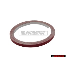 VW Originale Striscie Ornament.Per Paraurti Rosso - 1H0807243 3ZR