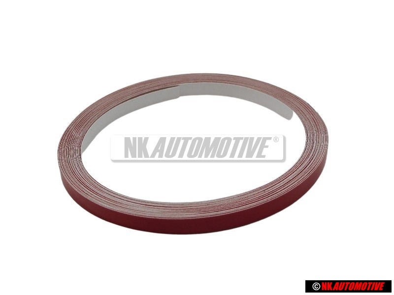 VW Originale Striscie Ornament.Per Paraurti Rosso - 1H0807243 3ZR