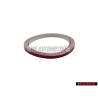 VW Originale Striscie Ornament.Per Paraurti Rosso - 1H0807243 3ZR