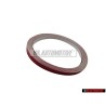 VW Originale Striscie Ornament.Per Paraurti Rosso - 1H0807243 3ZR