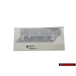 VW Originale Scritta Pellicola Nero/Cromo/Rosso/Blu - 255853689S CHY