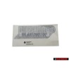 VW Originale Scritta Pellicola Nero/Cromo/Rosso/Blu - 255853689S CHY