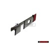 VW Originale TDI Fronte Logo Emblema Scritta Cromo Rosso - 2D0853679B EQW