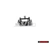 VW Originale W8 Fronte Logo Emblema Scritta Cromo - 3B0853679A PWV
