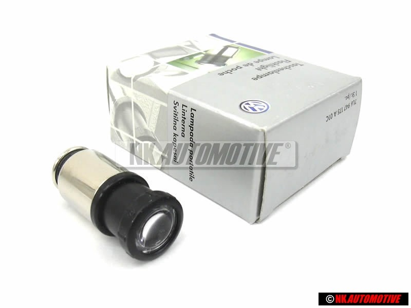 VW Originale Lampada Portatile Nero Satinato - 7L6947175A 01C