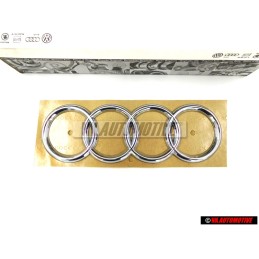 Audi Originale Anelli Posteriore Logo Emblema Simbolo Cromo - 441853742 2ZZ