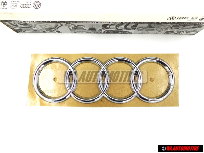 Audi Originale Anelli Posteriore Logo Emblema Simbolo Cromo - 441853742 2ZZ