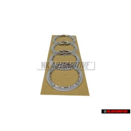 Audi Originale Anelli Posteriore Logo Emblema Simbolo Cromo - 441853742 2ZZ