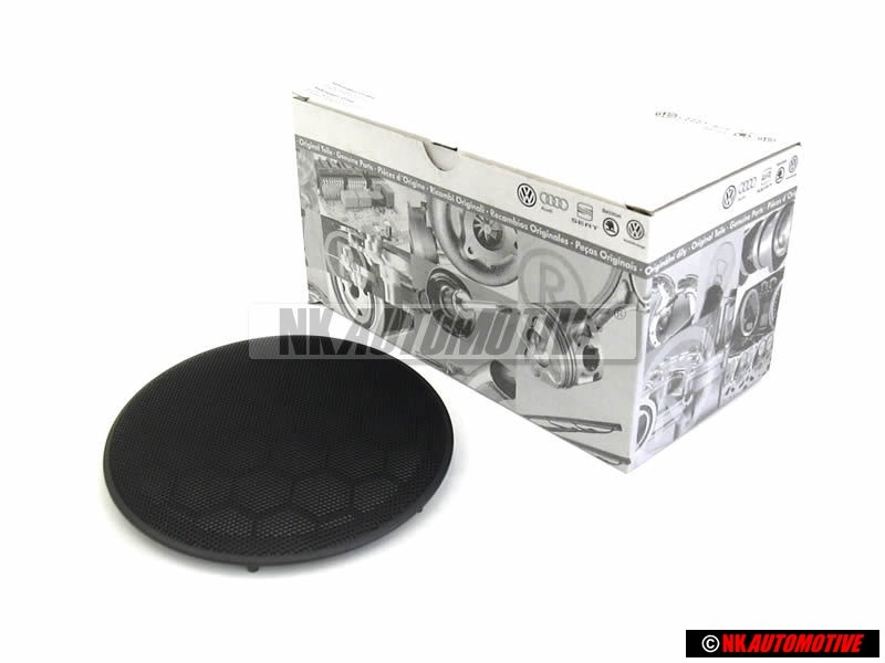 VW Originale Maschera Altoparlante Nero Satinato - 3B0868149 B41