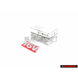 VW Originale 16V Posteriore Logo Emblema Scritta Cromo - 377853687CN