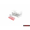 VW Originale 16V Posteriore Logo Emblema Scritta Cromo - 377853687CN