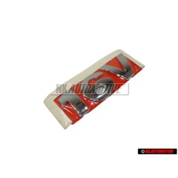 VW Originale 16V Posteriore Logo Emblema Scritta Cromo - 377853687CN