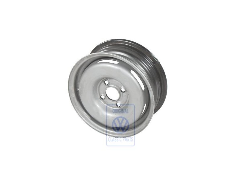 VW Originale Cerchio Di Acciaio Color Cromo - 191601025A 091