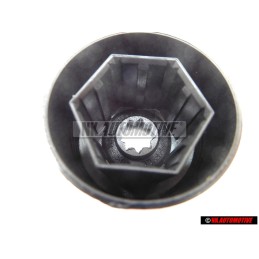 VW Originale Calotta Per Vite Nero Satinato - 1K0601173 9B9