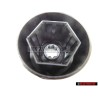 VW Originale Calotta Per Vite Nero Satinato - 1K0601173 9B9