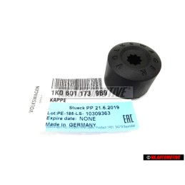 VW Originale Calotta Per Vite Nero Satinato - 1K0601173 9B9