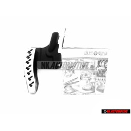 VW Originale Base Per Pedana Nero Satinato/Cromo - 1J2864551 B41