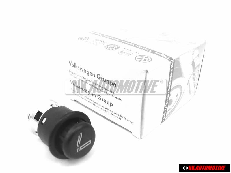 VW Originale Accendisigarette Nero Satinato - 1J0919307 9B9