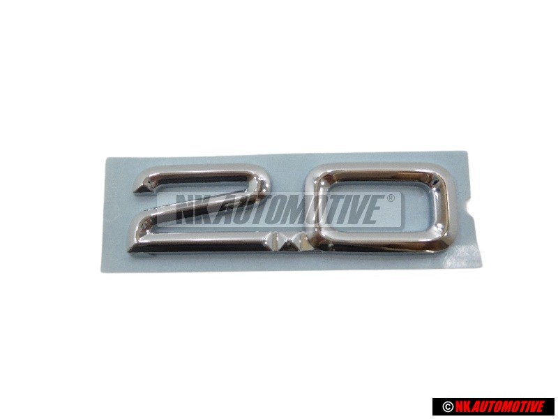 Audi Originale 2.0 Posteriore Logo Emblema Scritta Cromo - 8A0853743C 2ZZ