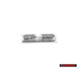 Audi Originale 2.6 Posteriore Logo Emblema Scritta Cromo - 8A0853743E 2ZZ
