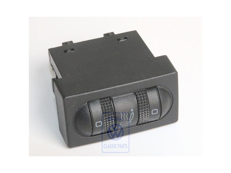 VW Originale Interrut. P. Riscaldam. Sedile Nero Satinato - 535963563B 01C