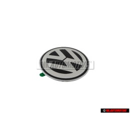 VW Originale Posteriore Logo Emblema Simbolo Nero Cromo - 1C0853630K WV9