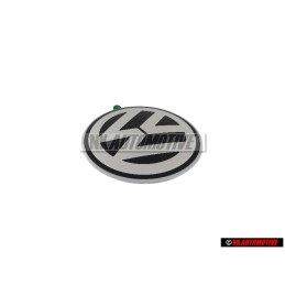 VW Originale Posteriore Logo Emblema Simbolo Nero Cromo - 1C0853630K WV9