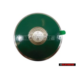 VW Originale Posteriore Logo Emblema Simbolo Nero Cromo - 1C0853630K WV9