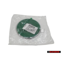 VW Originale Posteriore Logo Emblema Simbolo Nero Cromo - 1C0853630K WV9