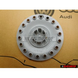 VW Originale Copriruota Argento Brillante/Blu/Bianco - 1C0601149D GTT