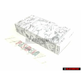 VW Originale Scritta Pellicola Rosso Tornado/Verde - 191853431P BME