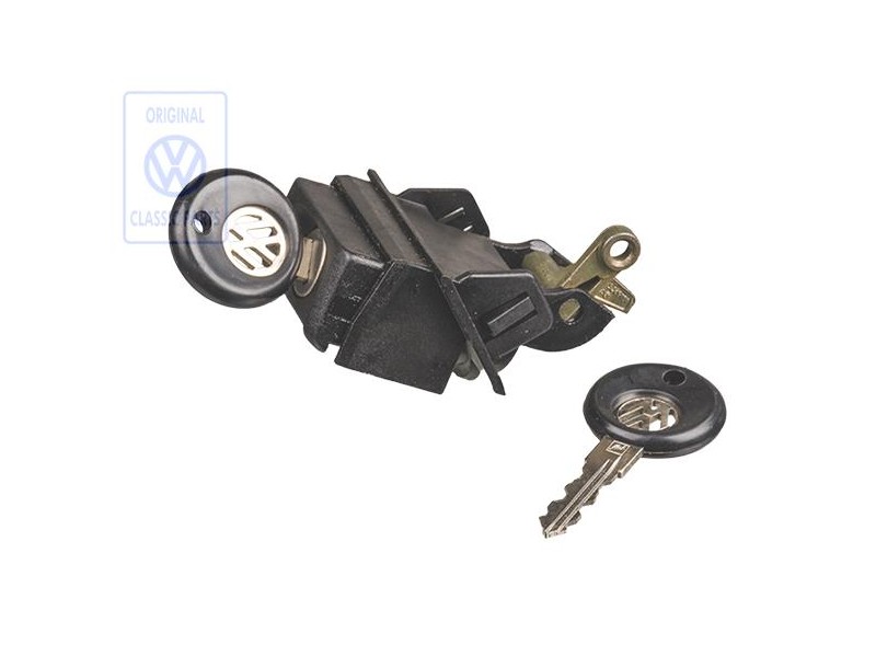 VW Originale Pulsante Con Cilindretto Serratura - 191827571B