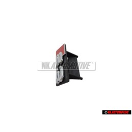 Audi Originale S3 Fronte Logo Emblema Scritta Nero Cromo Rosso - 8L0853736A 2ZZ