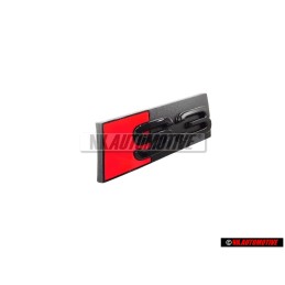 Audi Originale S3 Fronte Logo Emblema Scritta Nero Rosso - 8P0853736A T94