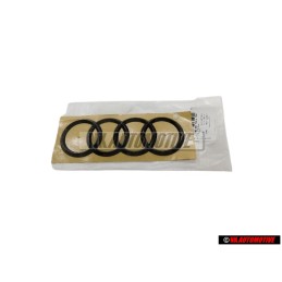 Audi Originale Anelli Posteriore Logo Emblema Simbolo Nero - 4M8853742A T94