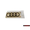 Audi Originale Anelli Posteriore Logo Emblema Simbolo Nero - 4M8853742A T94