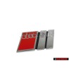 Audi Originale S3 Posteriore Logo Emblema Scritta Cromo Rosso - 8L7853737 2ZZ