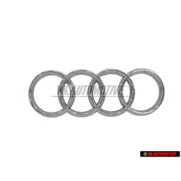 Audi Originale Anelli Fronte Logo Emblema Simbolo Cromo - 8P0853605
