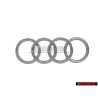 Audi Originale Anelli Fronte Logo Emblema Simbolo Cromo - 8P0853605