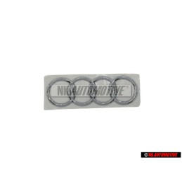 Audi Originale Anelli Posteriore Logo Emblema Simbolo Cromo - 8H0853742 2ZZ
