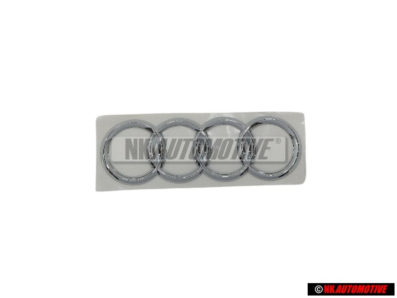 Audi Originale Anelli Posteriore Logo Emblema Simbolo Cromo - 8H0853742 2ZZ