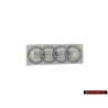 Audi Originale Anelli Posteriore Logo Emblema Simbolo Cromo - 8H0853742 2ZZ