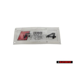 Audi Originale RS4 Posteriore Logo Emblema Scritta Nero Rosso - 8W9853740 T94