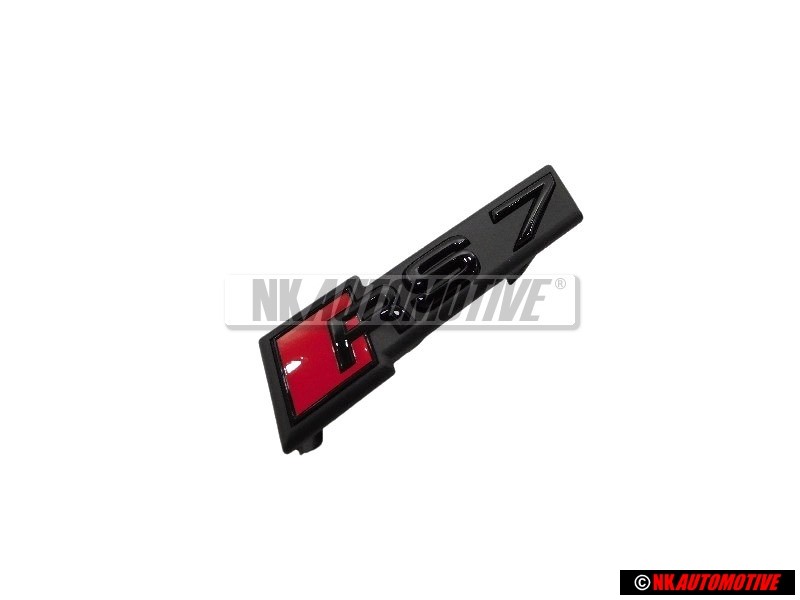 Audi Originale RS7 Fronte Logo Emblema Scritta Nero Rosso - 4K8853736C T94
