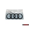 Audi Originale Anelli Posteriore Logo Emblema Simbolo Nero - 8W6853742A T94